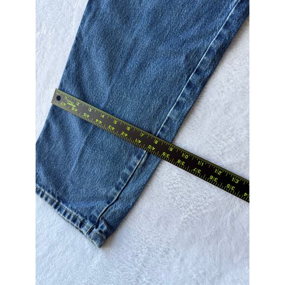 Wrangler George Straight Men Jeans Size 36x32 Cowboy Cut Rugged Cotton Denim - Picture 6 of 12